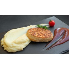 заказать Картофельное пюре с куриной котлетой картинка